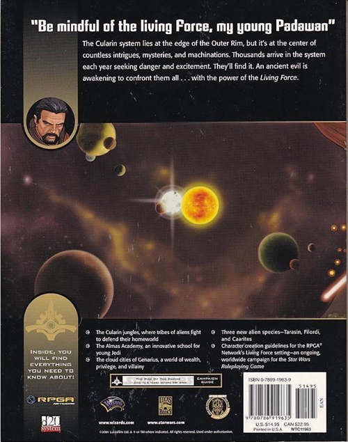 Star Wars D20 - Living Force Campaign Guide (Genbrug)